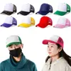 Fashion Unisex Plain Baseball Cap Adjustable Trucker Baseball Cap Snapback Mesh Curved Mens Womens Sun Summer Hat 2