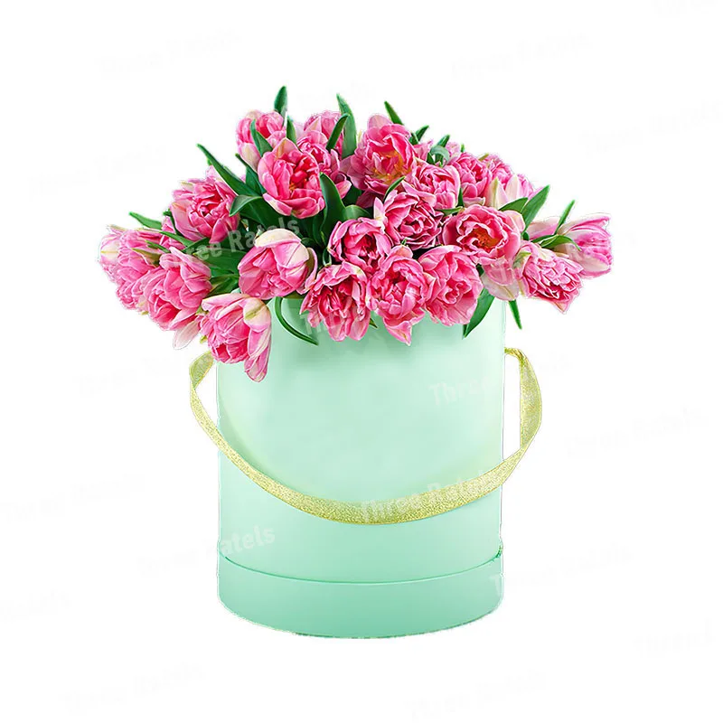 T408# Leisurely Pastoral Style Flower Bouquet Family Wall Sticker Bathroom Toilet Decor Living Room Cabinet Refrigerator Decals