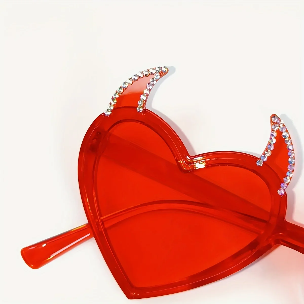 Halloween Devil Horns Sunglasses Women  Funny Cosplay Party Y2K Decorative Sunglasses sandy beach vacation Birthday Party 3