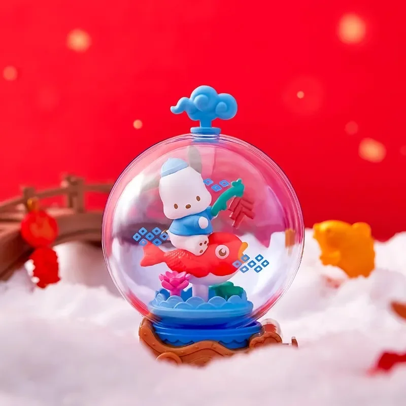 thumbnail image 1 of Sanrio Family New Year Float Series Fun Cute Toys Exquisite Gift Decoration For Friends Desktop Decoration Model Toys, 1 of 5