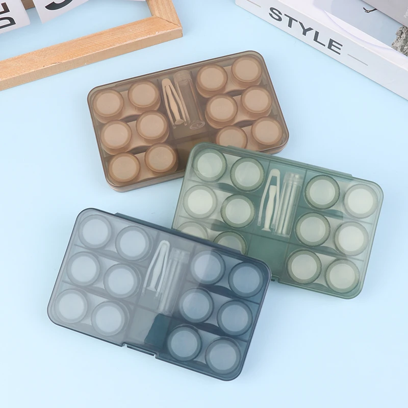 Portable Contact Lens Storage Case Box