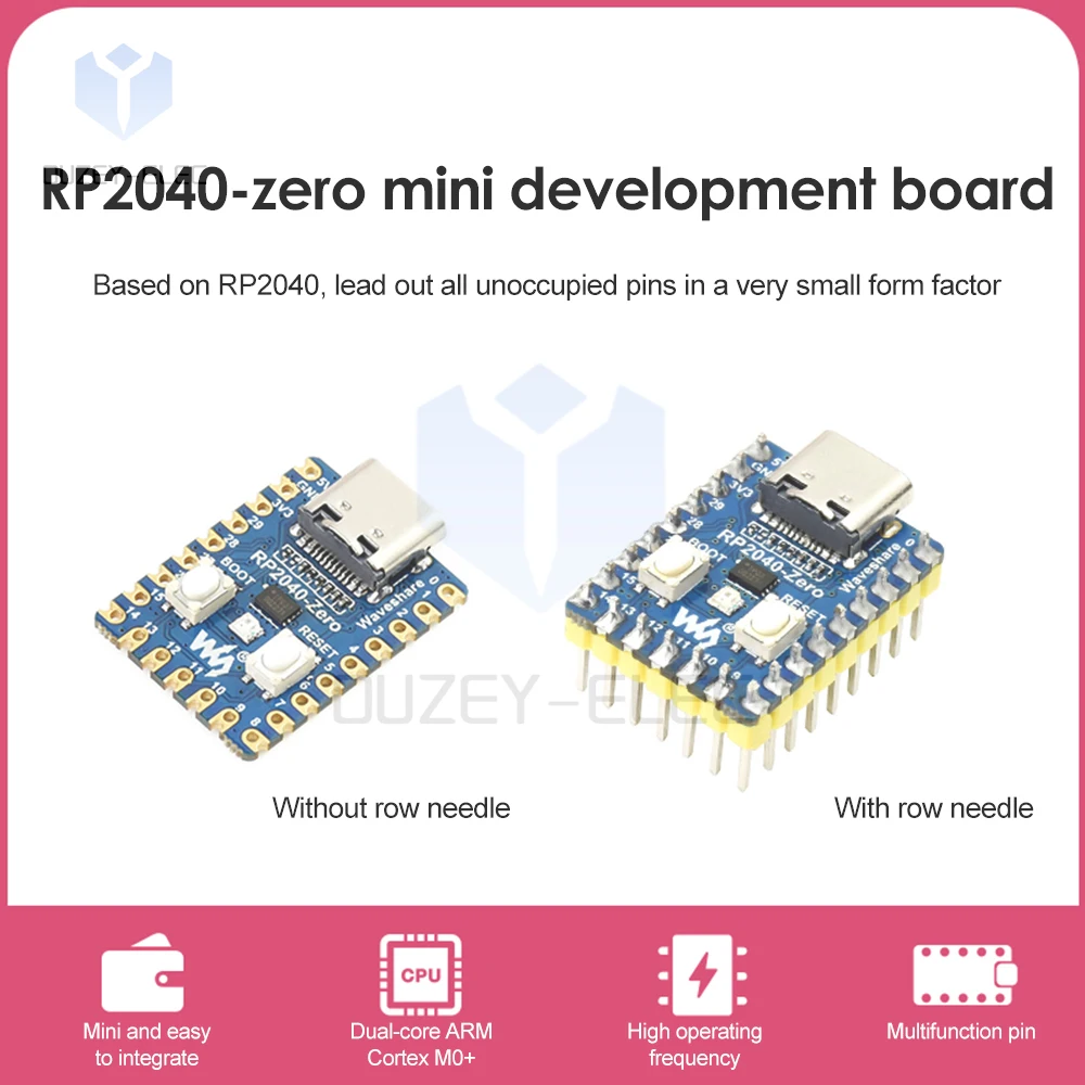 Rp2040-Zero Microcontroller Pico Scheda Di Sviluppo Con/Senza Pin Header Opzionale Rp2040 Dual Core Processor Per Raspberry Pi
