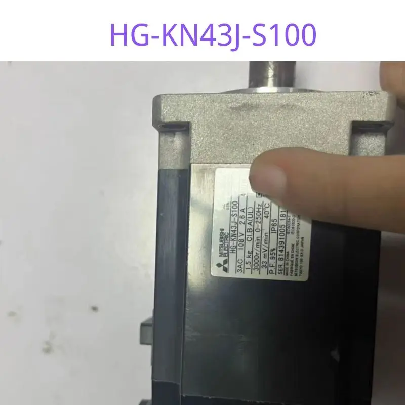 

HG-KN43J-S100 HG KN43J S100 second-hand servo motor，normal function tested OK