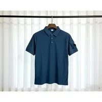 Polo à col boutonné pour homme, style été européen et américain, CP, polo de sport respirant à manches courtes pour couple 4