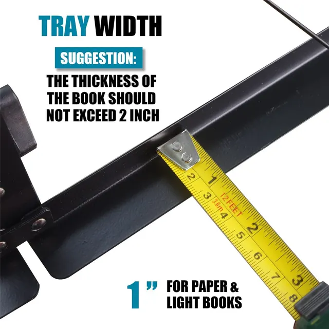 유연하고 조정 가능한 이중 사용 보면대