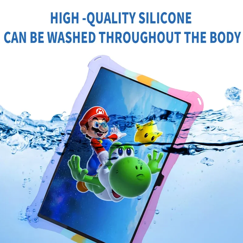 Durable Bubble Silicone Kids Tablet Stand Cover
