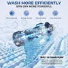 Nictemaw Portable Washing Machine, 20Lbs Capacity Full-Automatic Portable Washer, 2.8Cu.ft Washer 4