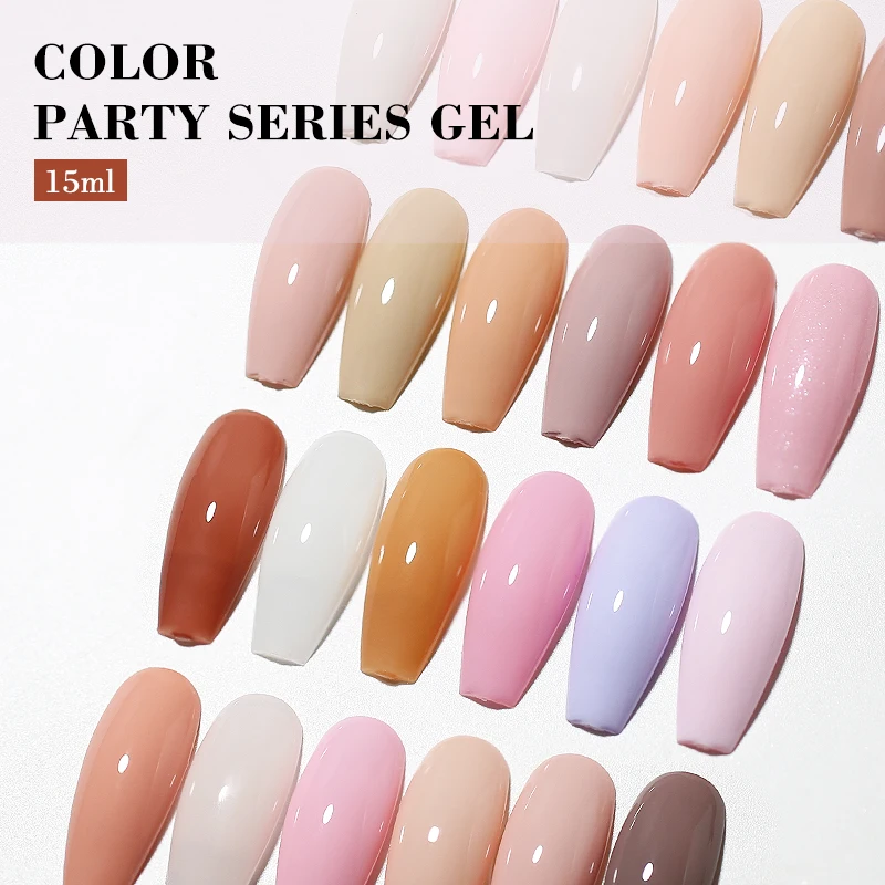 Arte Clavo 15ml Gel Nail Polish Nail Supply Wholesale Soak Off UV LED Gel Lacquer Nail Art Glitter Polish Long Lasting Gel 4