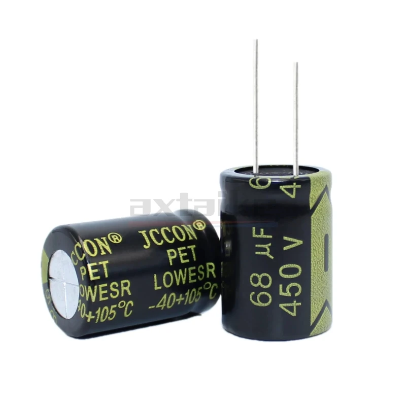 Aluminum electrolytic capacitor 68UF 50V 100V 250V 400V 450V 6*12/10*13/13*25/16*25MM DIP 10/20PCS electrolytic capacitor,aluminum electrolytic capacitor