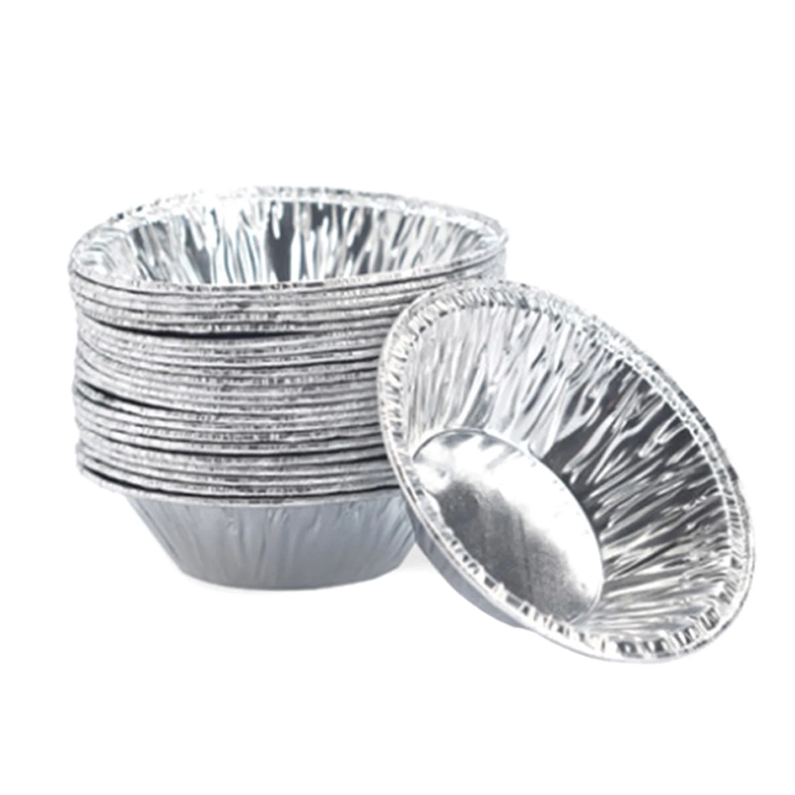

100pcs Mini Pot Pie Tart Bake Plate Cake DIY Decor Bakeware Baking Tools for Egg Tart Cupcake Pudding