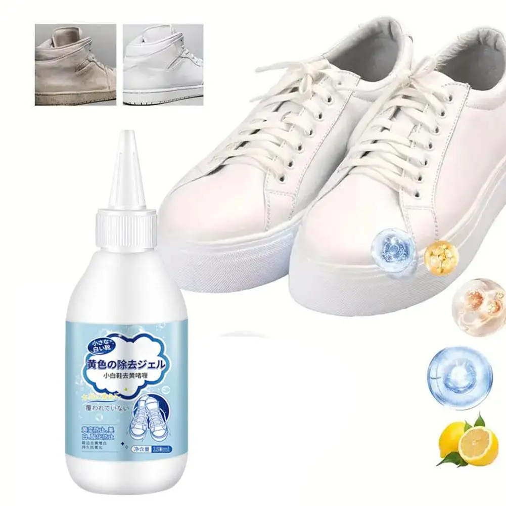 Powerful Foam Cleaner For White Sneakers Shoe Stain Remover & Whitener Water Free Sneaker Cleaner Spray C1S6