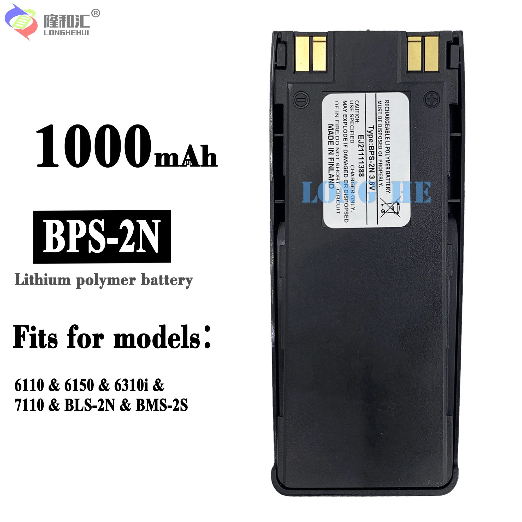 Originale Bps-2N Batteria Per Nokia 6185 6138 6110 6310I 6310 6210 5180 5170 5160 5150 5125 6160 7110 6150 5185 5165 5110
