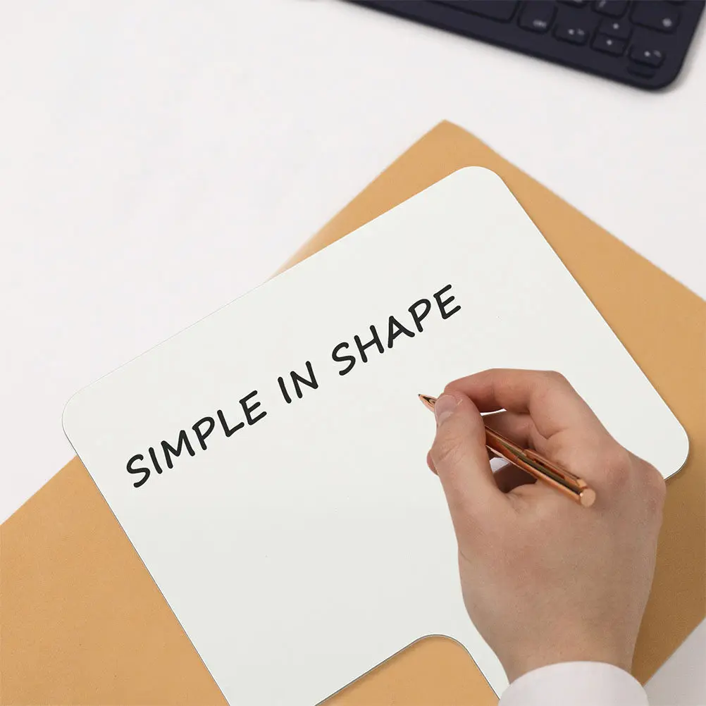 2Pcs 소형 휴대용 화이트보드 학생 교사를 위한 양면 건식 지우개 패들 대화형 학습 소형 휴대용 답변