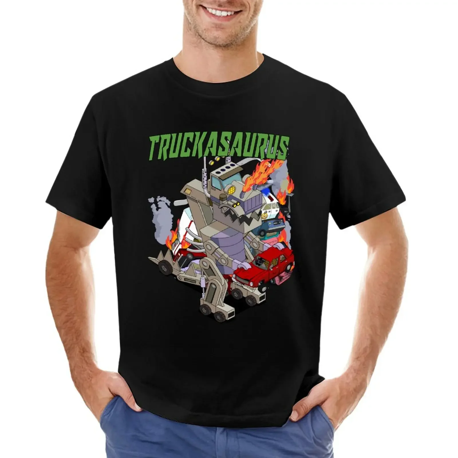 

Truckasaurus T-shirt sublime sports fans Blouse anime mens big and tall t shirts