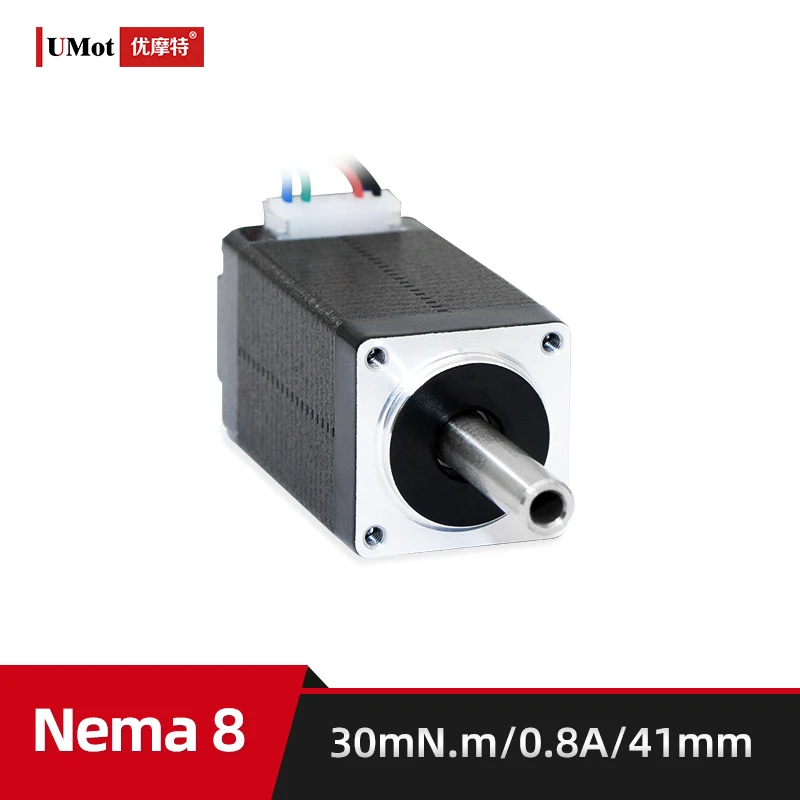 Micro Hybrid Hollow Shaft Stepper Motor Nema Atual 0.8a 30mn. m Altura 41 mm