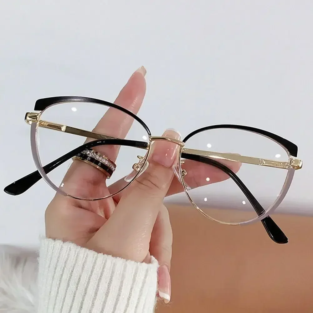 Ultralight Blue Light Blocking Metal Eyeglasses for Comfortable Eye Protection