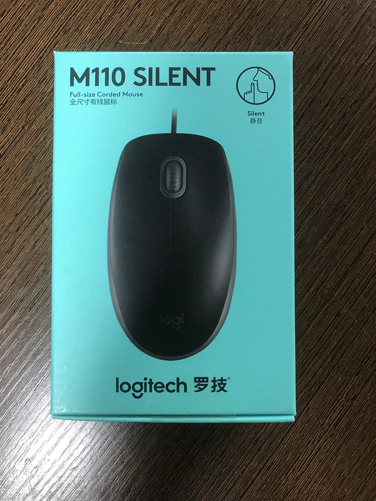 Arkæolog glemsom Lave om Logitech M110 Wired Mute Silent Mouse Computer Mouse Latop Mouse  Windows/mac - Mouse - AliExpress