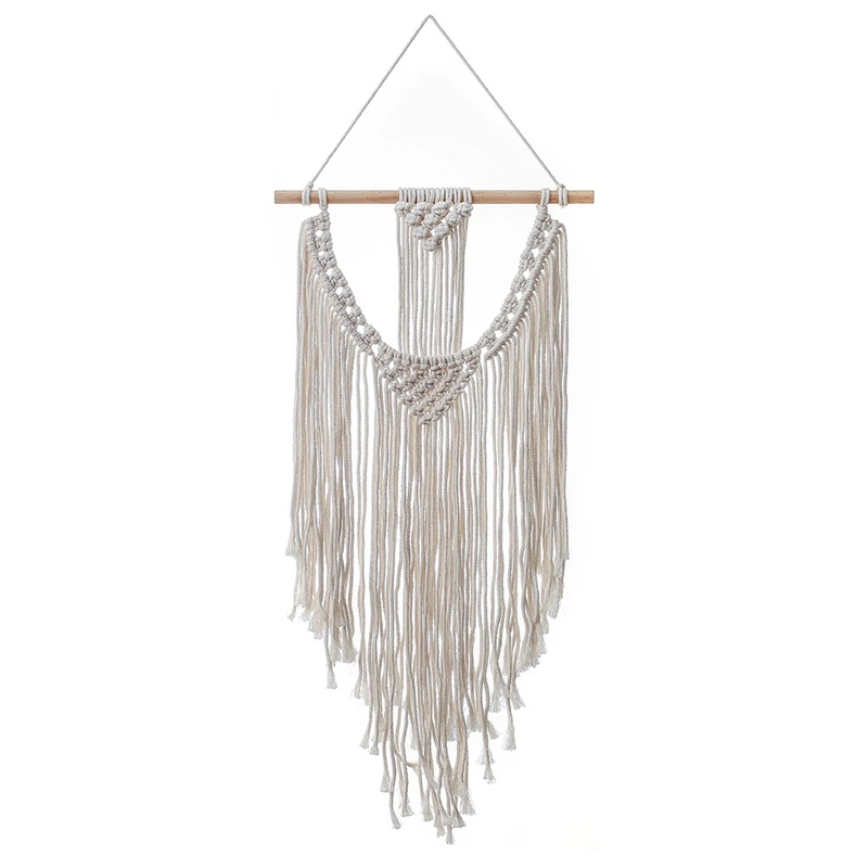 Hot Yo-Lace Tapestry Bohemian Wall Hanging Decoration Farmhouse Wall Hanging Crafts Home Living Room Weaving Tapestry Jewelry