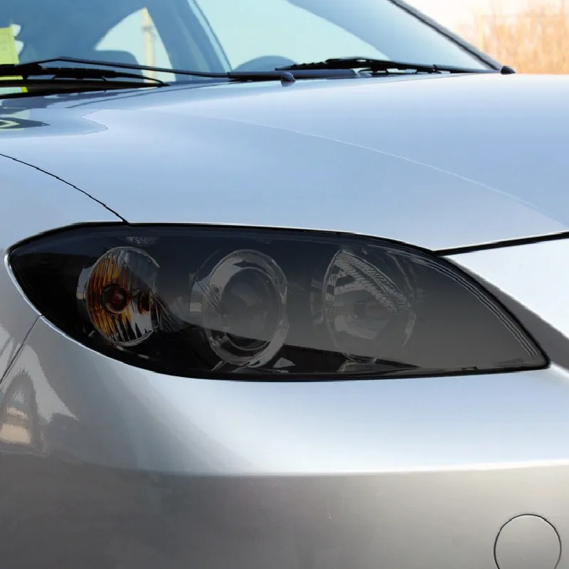 

Защитная Затемняющая пленка для передней фары автомобиля, Дымчатая черная прозрачная наклейка из ТПУ для Mazda 3, 6 искусств, Аксессуары для планшетов