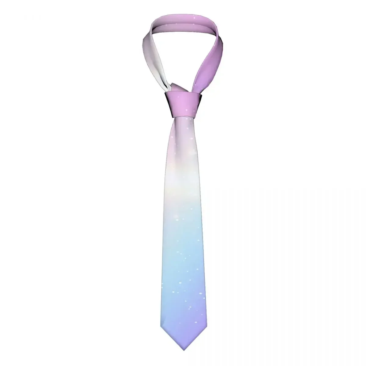 

Galaxy Holographic Fantasy Rainbow Pastel Print Tie For Men Women Necktie Tie Clothing Accessories
