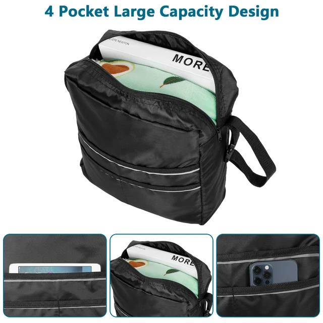 Kerekes Székes Táska Nagy Kapacitású Székkel Ellátott Tasak Biztonságos, Fényvisszaverő Csíkkal Vízálló Gyalogos Tároló Állítható Elektromos - Image 4