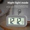 Digital LCD Alarm Clock With Calendar Thermometer Large Display Home Office Travel Desk Clock Electronic Kids Alarm Clock 3