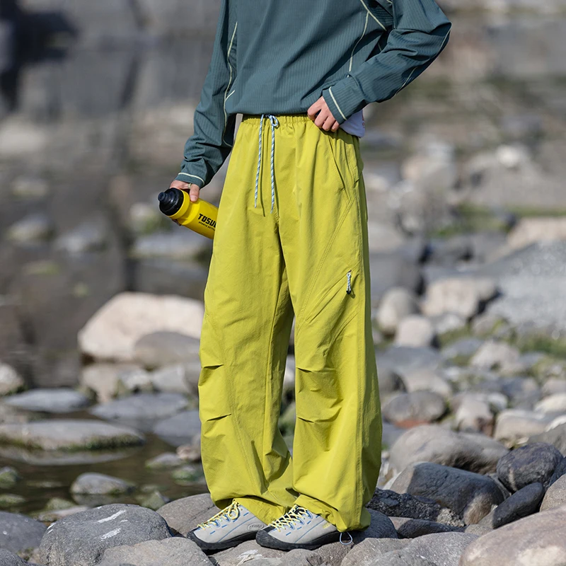 Unisex Loose Fit Hiking Pants with Utility Pockets
