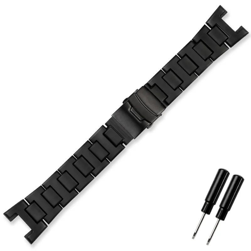 Correa de reloj de acero y plástico ligero para C-asio PROTREK 5480 PRW-7000 PRW-7000FC Correa de reloj deportiva para montañismo negra