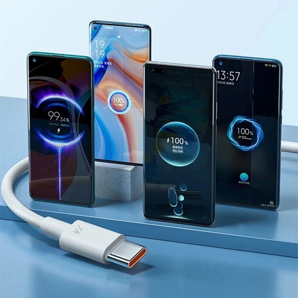 รูปสินค้า สายชาร์จ USB-C เร็ว 100W สำหรับมือถือหลายรุ่น