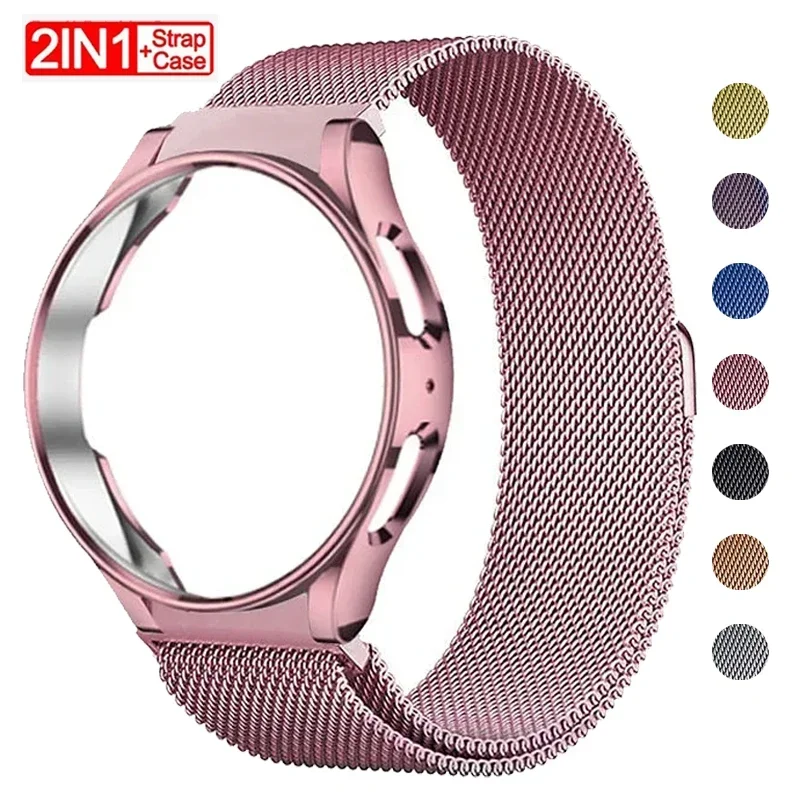 Metal Strap+Case for Samsung Galaxy Watch 40/44mm