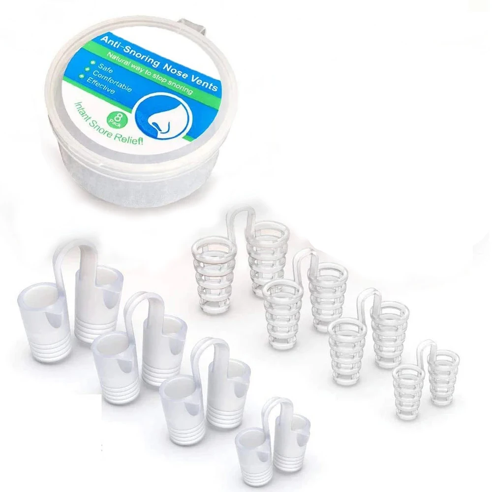 Nasal Breathing Dilator 4/8PCS/set Silicone Snoring Solution Anti Snoring Nose Vents For Better Sleep