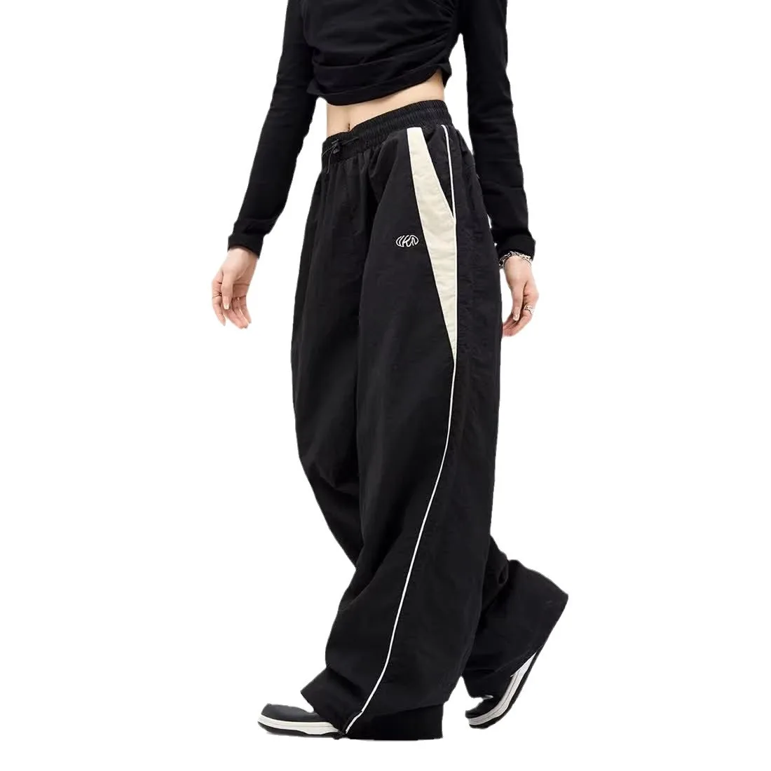 Wide Leg Sweatpants Joggers Tracksuit Bottoms Trousers 3