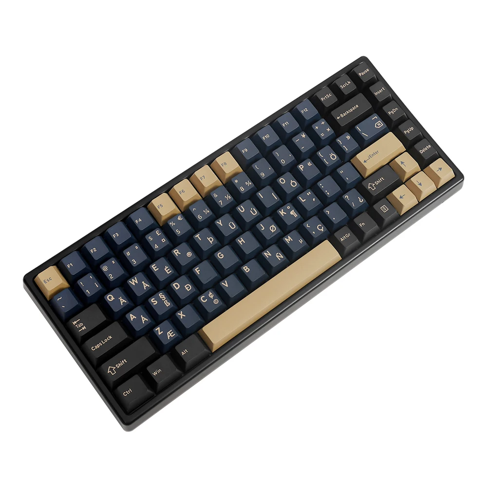 Gj-samurai Azul Pbt Doubleshot Keycap Grupo Perfil Cereja para Teclado Mecânico Tailandês Hebraico Irlandês Laranja Alice