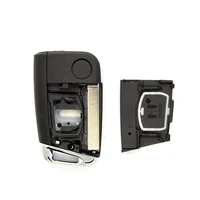 ที่ดีที่สุด KEY3 ปุ่มดัดแปลงพับรีโมทกุญแจรถ Keyless สําหรับ Volkswagen VW Golf 7 GTI MK7 Skoda Octavia A7 ที่นั่ง 2