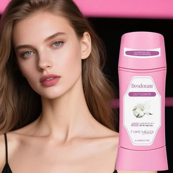 Flora Ruby 63g/Stick 48 Hour Female Deodorizer Long Lasting super fresh Scent Suppress Odor And Eliminate odor Suitable for use 1