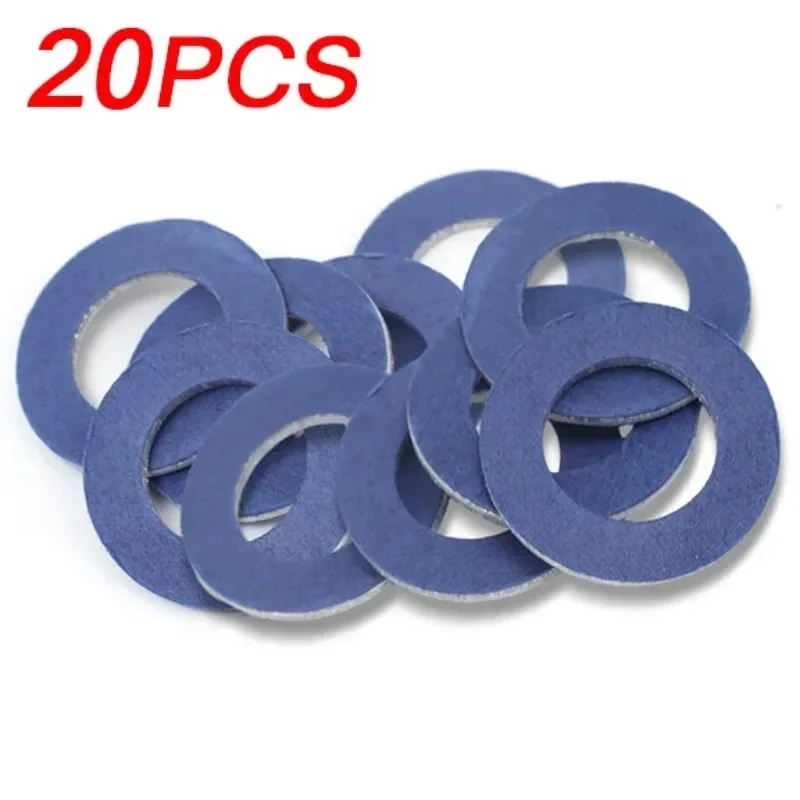 Oil Drain Plug Gasket Oil Drain Plug Seal Washer 10/20pcs Screw Gasket Oil Drain Sump Plug Washers For Toyota