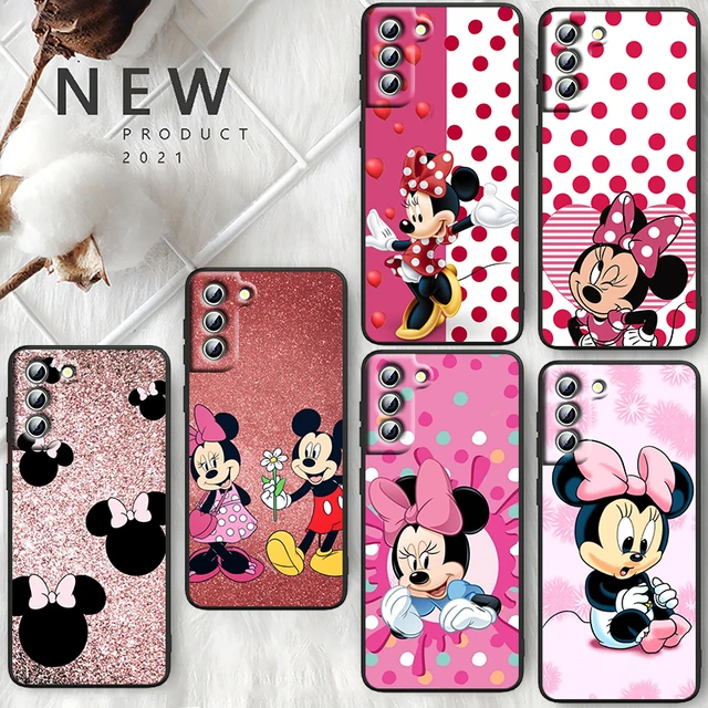 Coque de téléphone Minnie tureMouse, coque noire Funda, Samsung Galaxy S23,  S22, S21, S20, FE Ultra Pro Lite, S10, S10E, S9 Plus, 5G - AliExpress