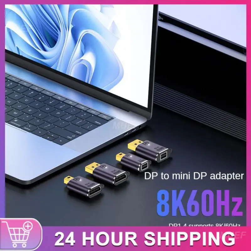 미니 디스플레이 포트-디스플레이 포트 어댑터, 수-DP 암 익스텐션 어댑터, 32Gbps 어댑터, 8K @ 60HZ, 1 개