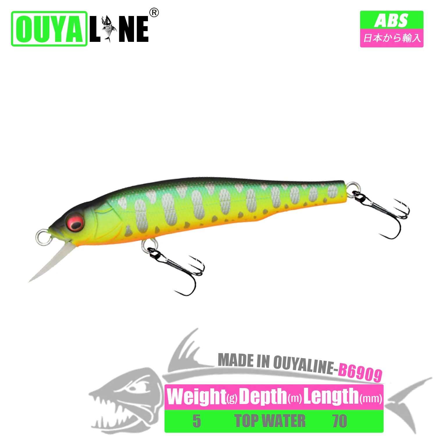 

Floating Minnow Fishing Lure Weights 5g 7cm Isca Artificial Topwater Japanese Hard Bait Kit Pesca Blackfish Tackle Leurre Angeln