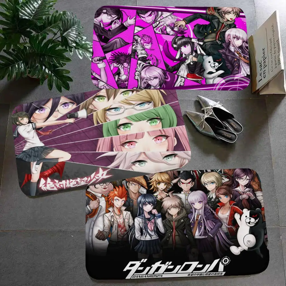 

Anime Danganronpa Floor Mat Bathroom Mat Kids Room Bedroom Decoration Balcony Anti-Slip Doormat Living Room Welcome Rug