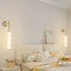 Modern LED Glass Wall Sconce Single Head Gourd Wall Lamps Living Room Sofa Backdrop Bedside Bedroom Ambient Furniture Decorative 2