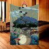 Totoro Fleece Blanket Large Hairy Blankets for Bed Throw Custom Blankets King Size Beach Towel Interior for Home Fluffy Plaid 1