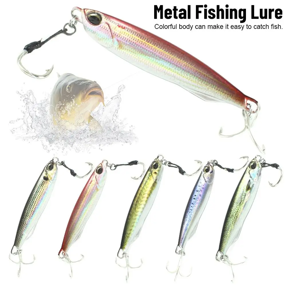 Hot Minnow Spanish mackerel Spinning Baits Metal Fishing Lure Jig Bait