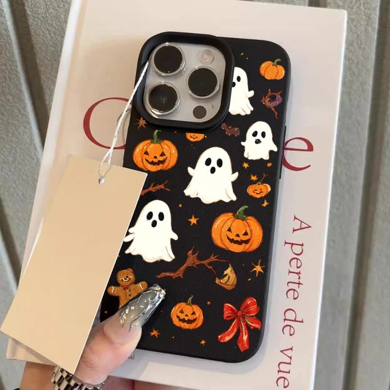 Charming Halloween Pumpkin Ghost Phone Case Cover