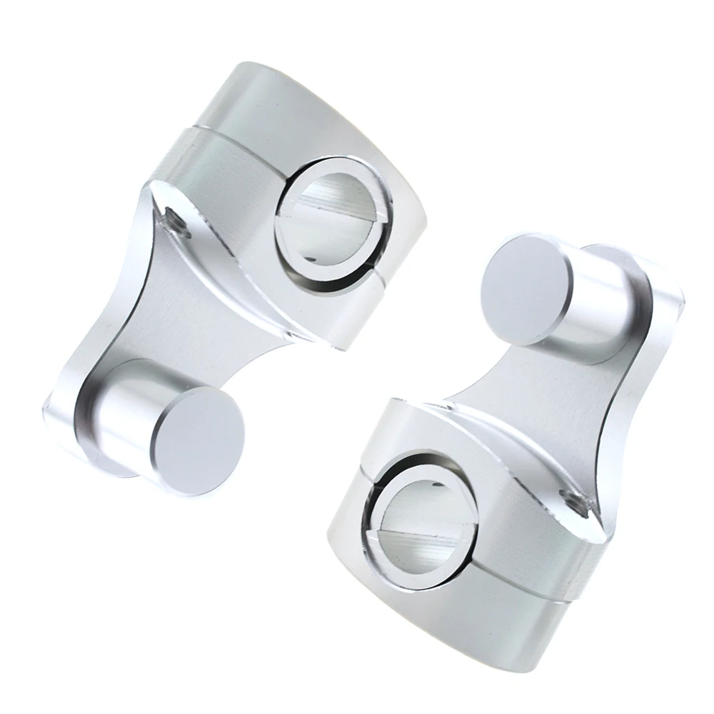Motorcycle Handlebar Clamp Risers Aluminum Handlebar Adjustment