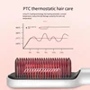 Professional Negative Ion Hair Straightener Hair Straightener 3In1 Professional Quick Heated Electric Hot Comb Hair Straightener 4