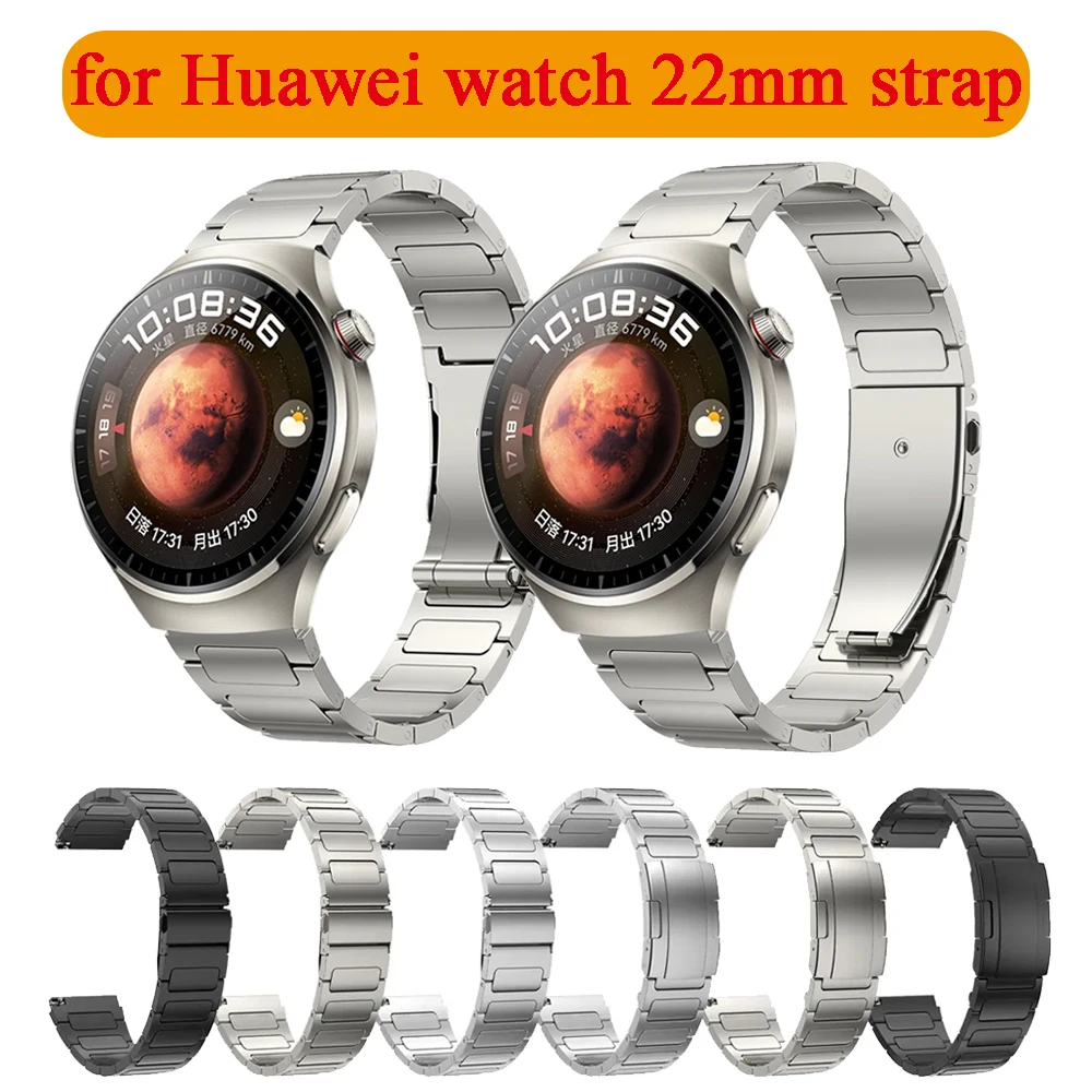 

22mm Titanium strap For Huawei watch GT 4 46mm GT3 PRO Runner band for Huawei watch 4 3 Pro Bracelet Correa