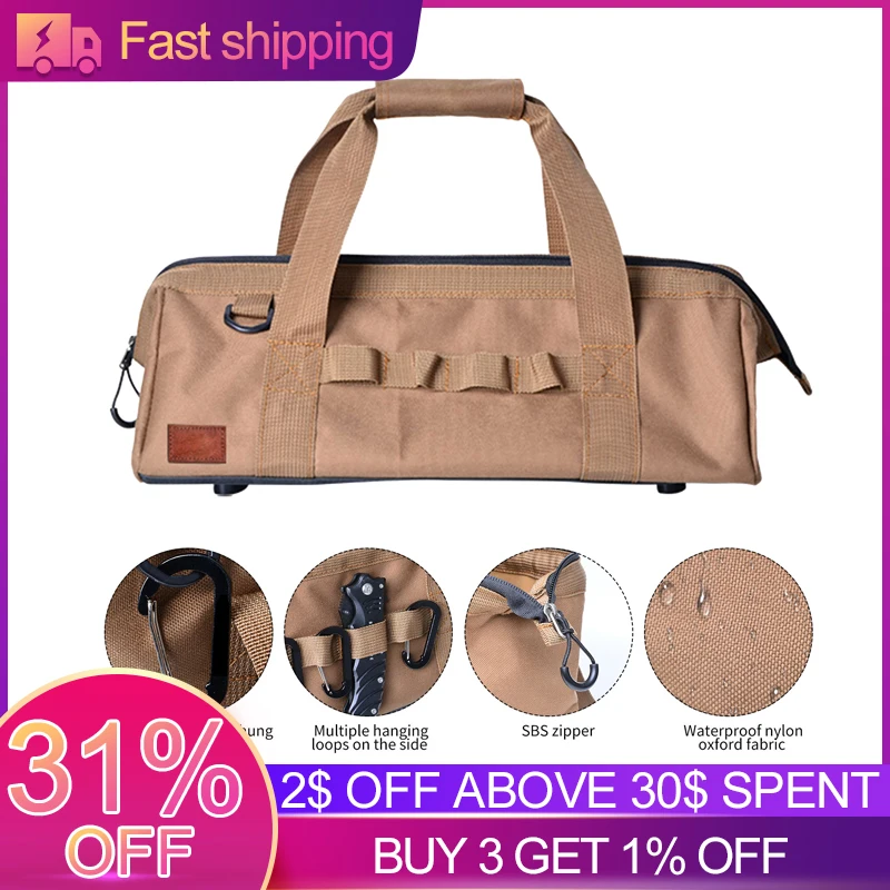Tool Storage Bag Multiple Purpose Carry Bag Large Capacity Camping