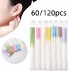 120/60pcs Ear Piercing Cleaning Effective Ear Hole Cleaner Tool Disposable Earrings Hole Clean Paper Line for Removing Dirt Odor 1