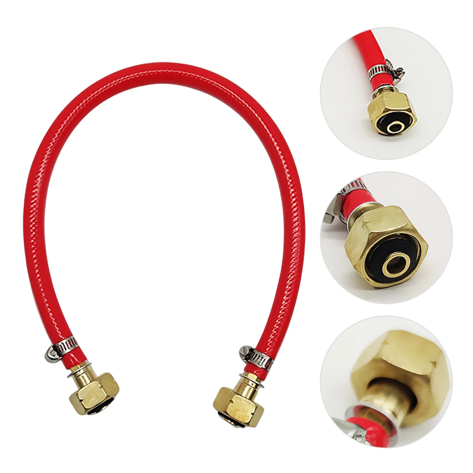 LPG Tank Mutual Inflation Connector Eastern European LPG Refilling Bridge Joint Rubber Hose  Outdoor Stove Accessories